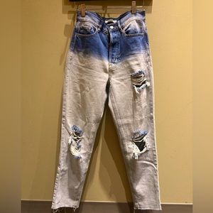 NWOT PacSun Distressed High Waisted Jeans, Size 25